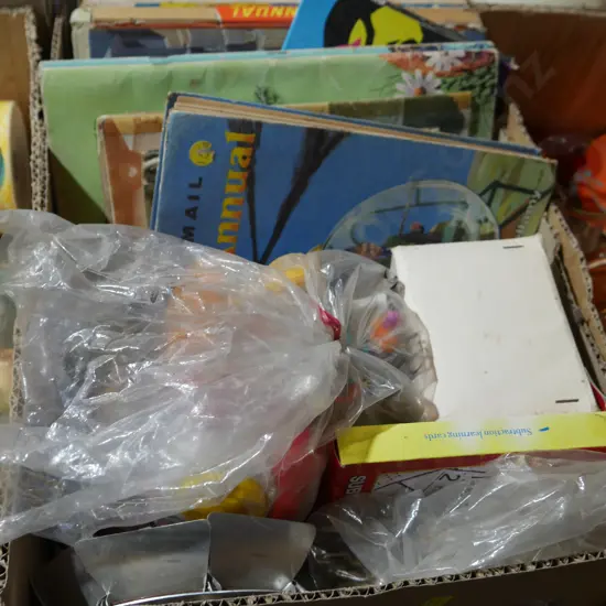 Old annuals, toys etc