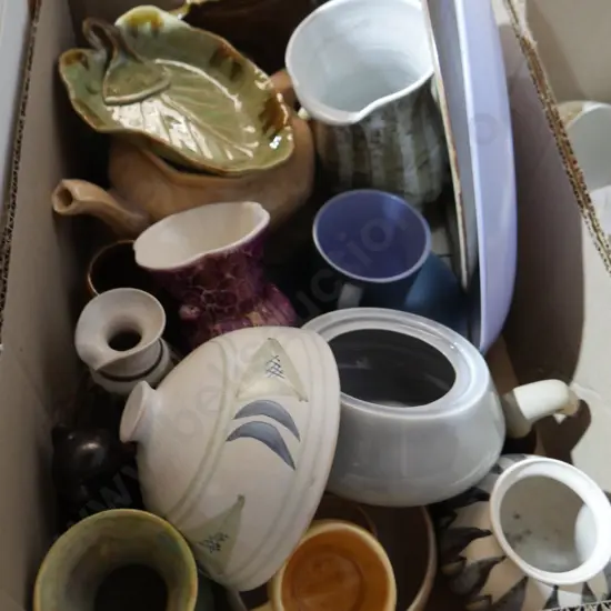 Hanmer pottery, Molle, Crown Lynn etc
