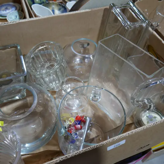 Glassware etc