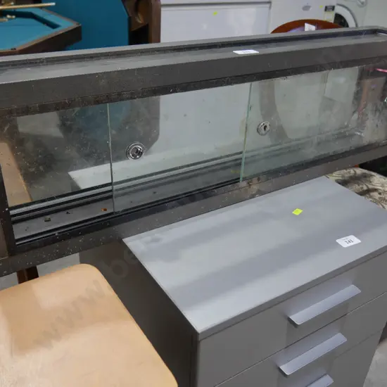 Metal & glass display case