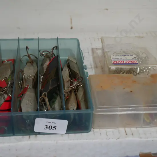 Fishing lures , hooks