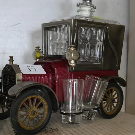 Car decanter glasses