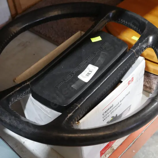Porsche steering wheel