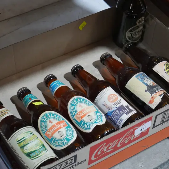 Old beer bottles