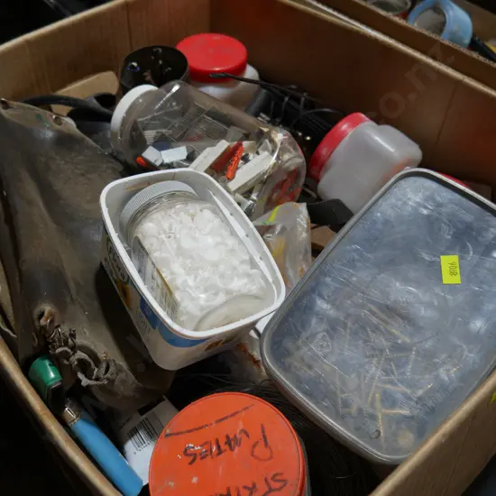 Box of tool sundries