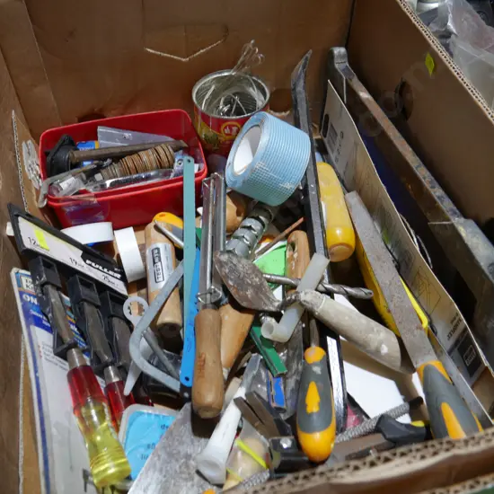 Box of tool sundries