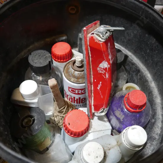 Engine oils, white spirits etc