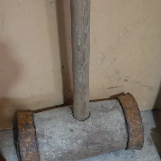 Wood mallet