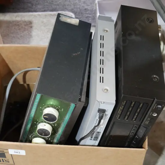 DVD player, stereo system etc