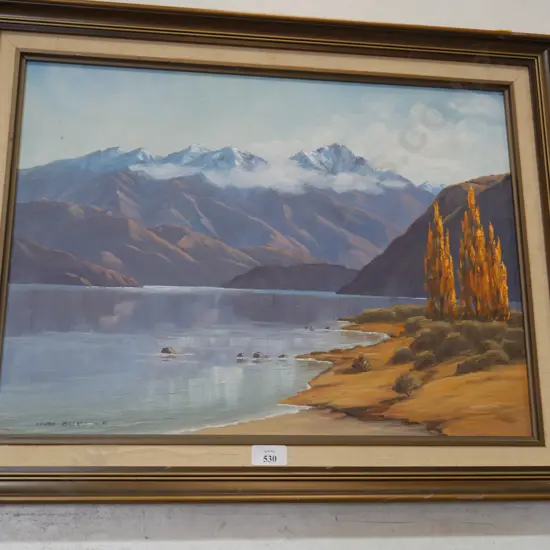 Framed Linda Mallard oil