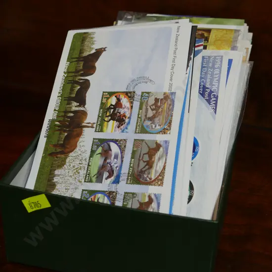 Stamps, first day covers