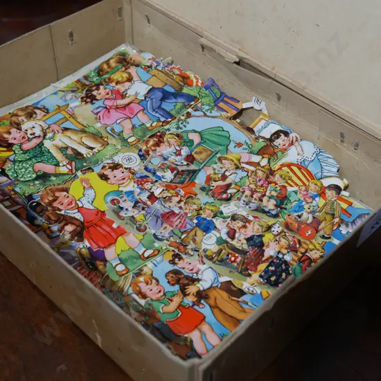 Colourful paper cutouts