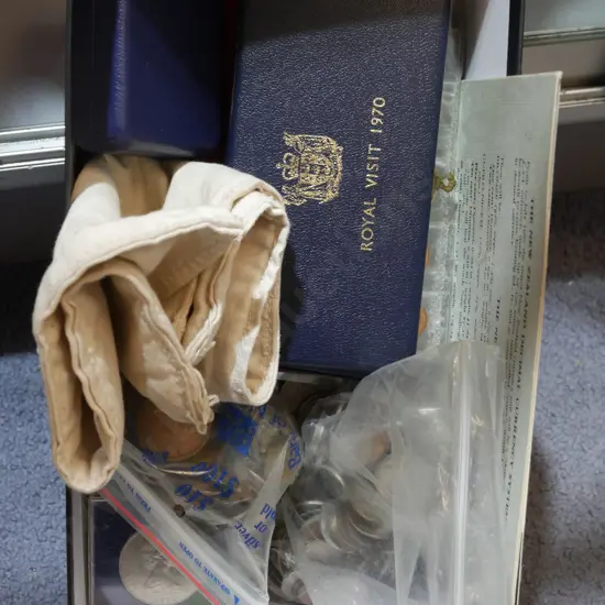 Large quantity of coins