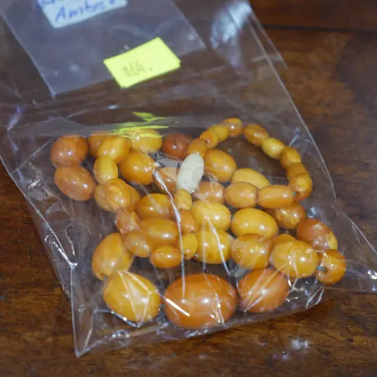 Butterscotch amber necklace