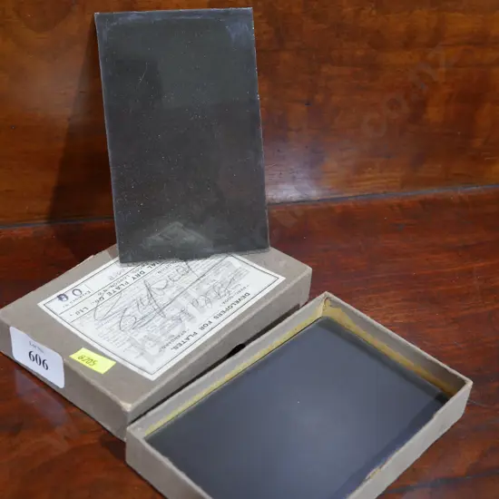 Glass photographic plates