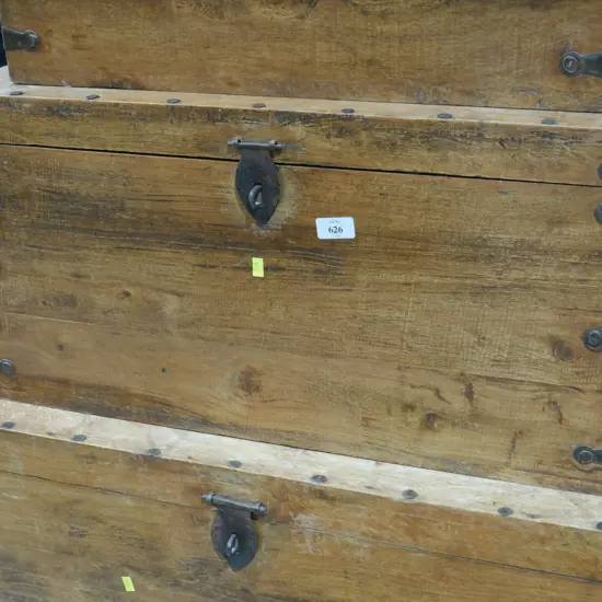 Medium size wooden trunk