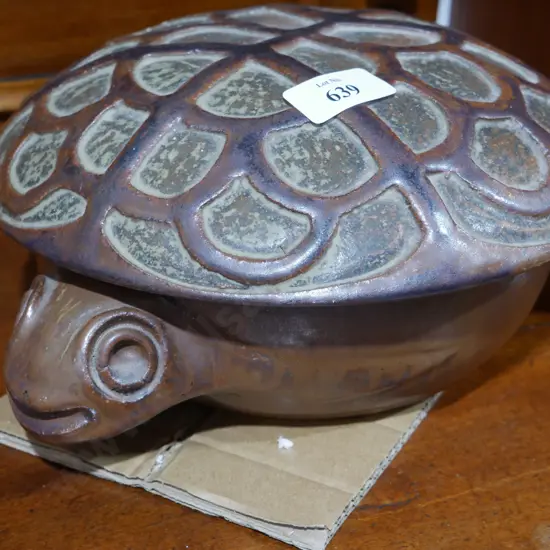 Studio Pottery 2 piece Tortoise