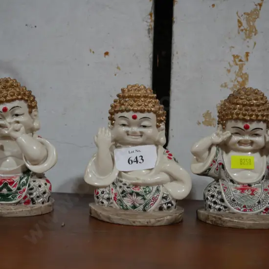 3 Oriental figures