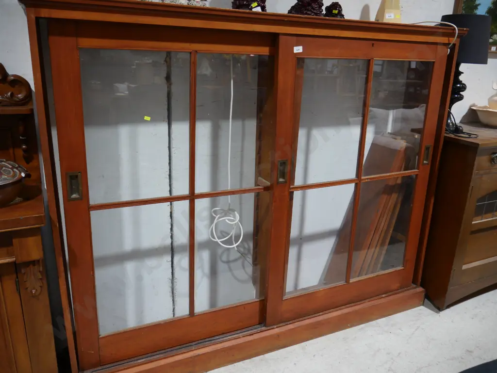 Glazed sliding door bookcase Image 1++