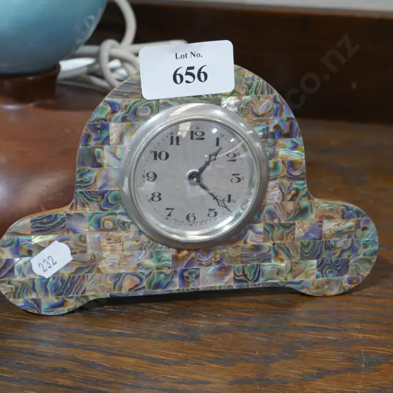 Paua Shell clock