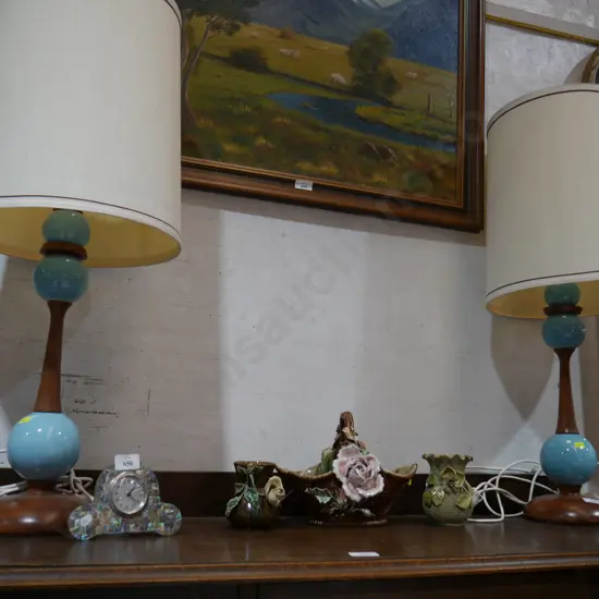 Pair of table lamps