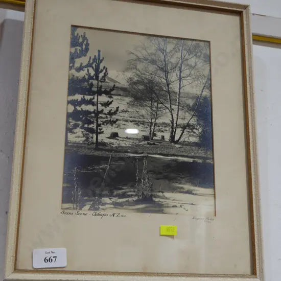 Framed Tekapo picture