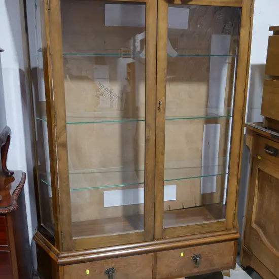 Glazed display cabinet A/F