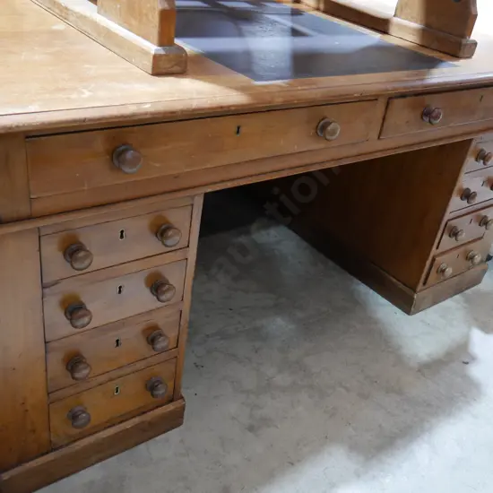 Large vintage office desk