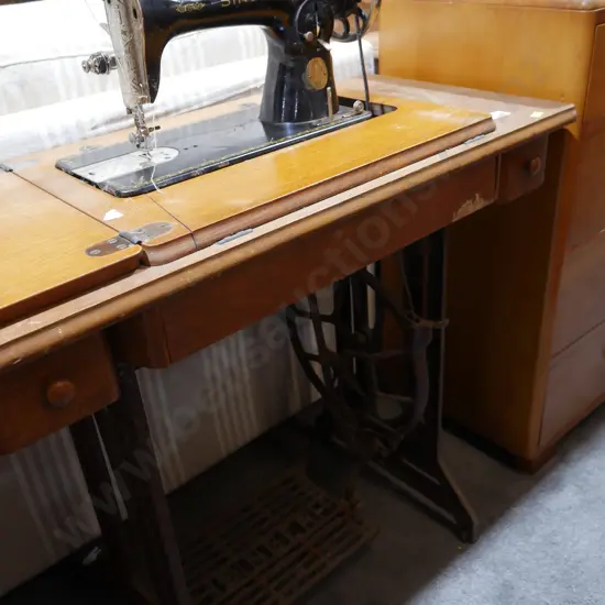Treadle sewing machine