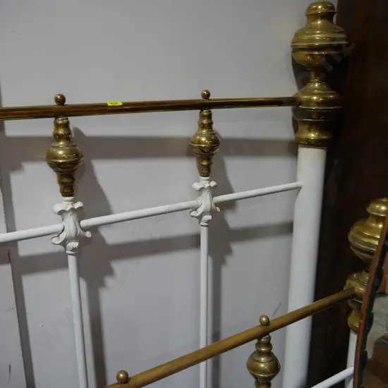Iron & brass bed ends
