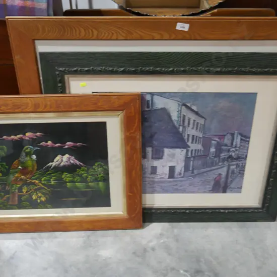 Framed artworks