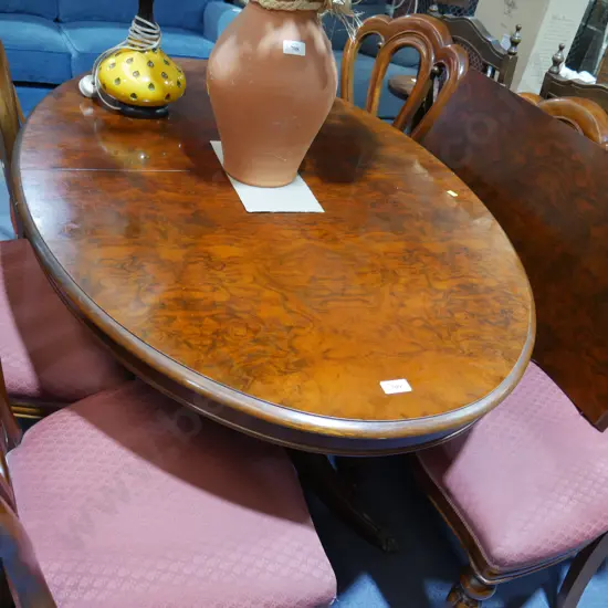 Dining table and 6 chairs