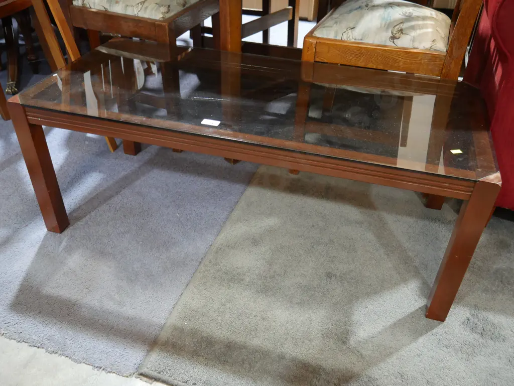 Glass top coffee table Image 1++