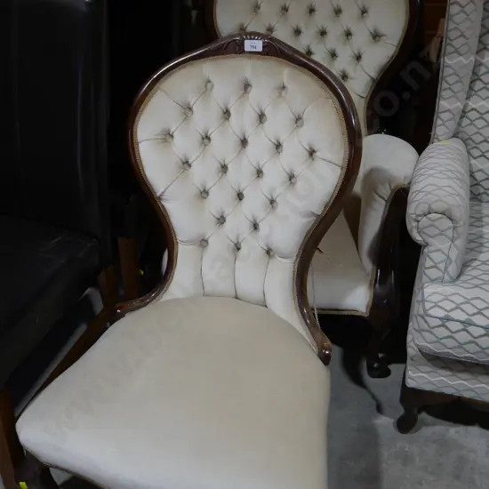 Lady's and gents chairs