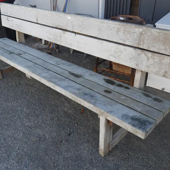 Timber outdoor bench seat