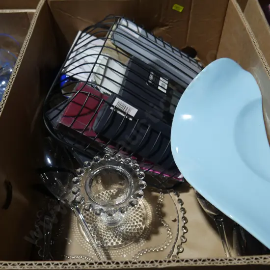 Wall vase, glass etc