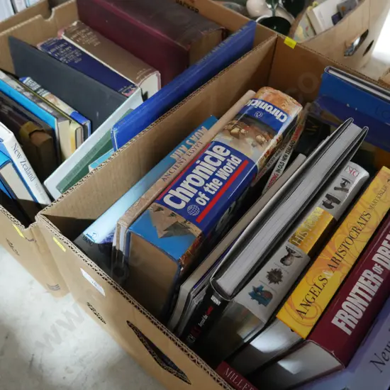 Books, 3 boxes