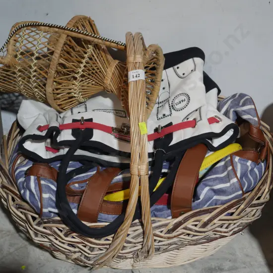 Basket and bags