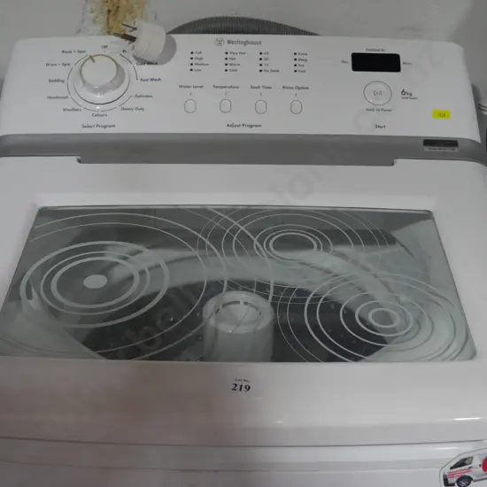 Westinghouse washing machine