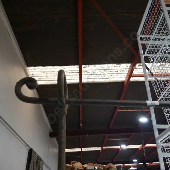 Wrought iron clothes rack