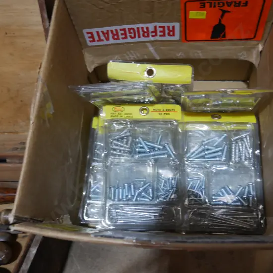 New nuts and bolts, screws