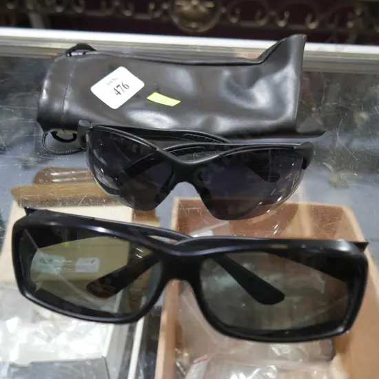 2 pair sunglasses