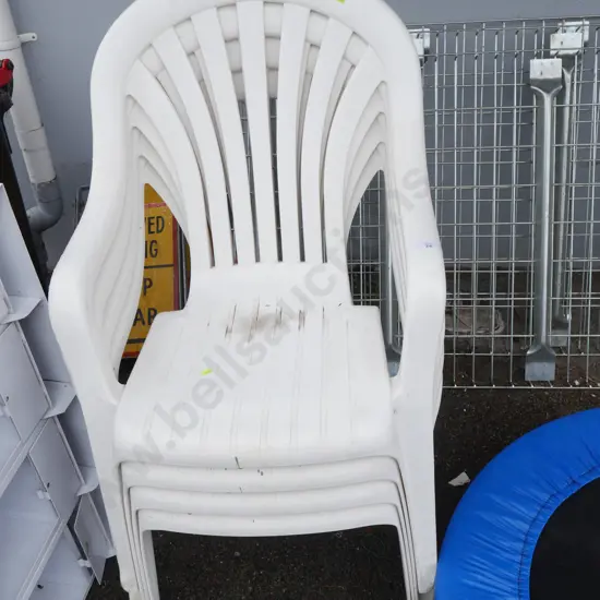 4 PVC chairs
