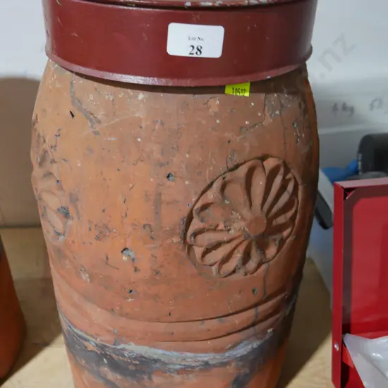 Terracotta chimney pot