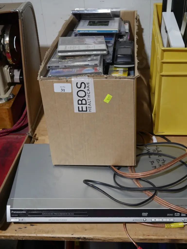 Panasonic DVD/CD player, DVDs and CDs Image 1++