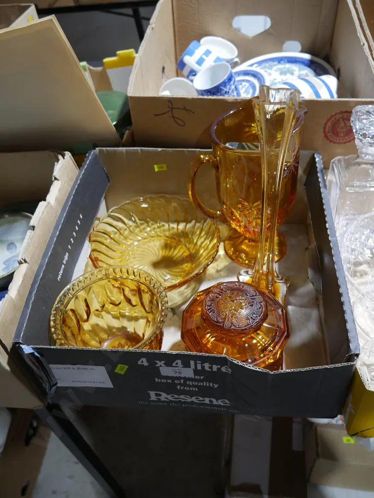 Yellow glassware Image 1++