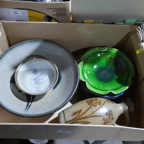 Pottery bowls etc