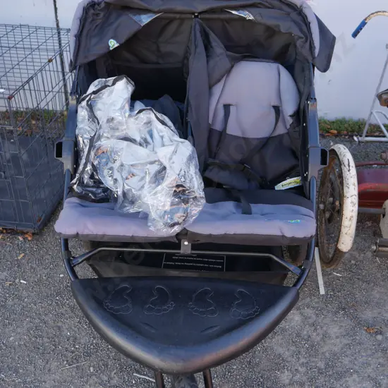 Double pushchair