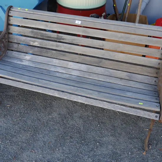 Outdoor bench seat