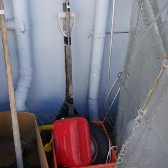 Garden tools, wheel etc